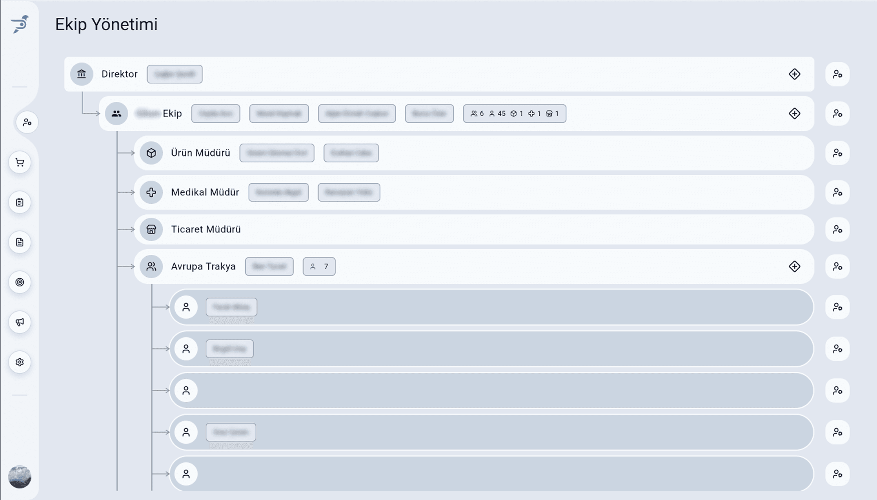 Pharmon Assist depo atama ve brick yönetimi ekranı